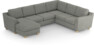 Friday - Hörnsoffa, 3+2-sits med schäslong vänster - Grå