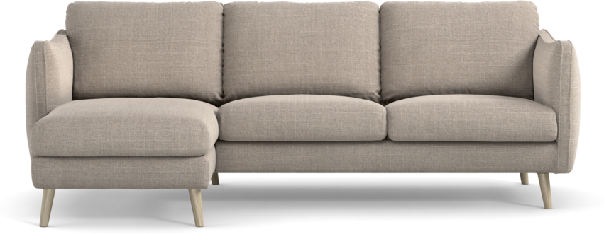 Madison Lux - 2-sits soffa med schäslong vänster - Beige