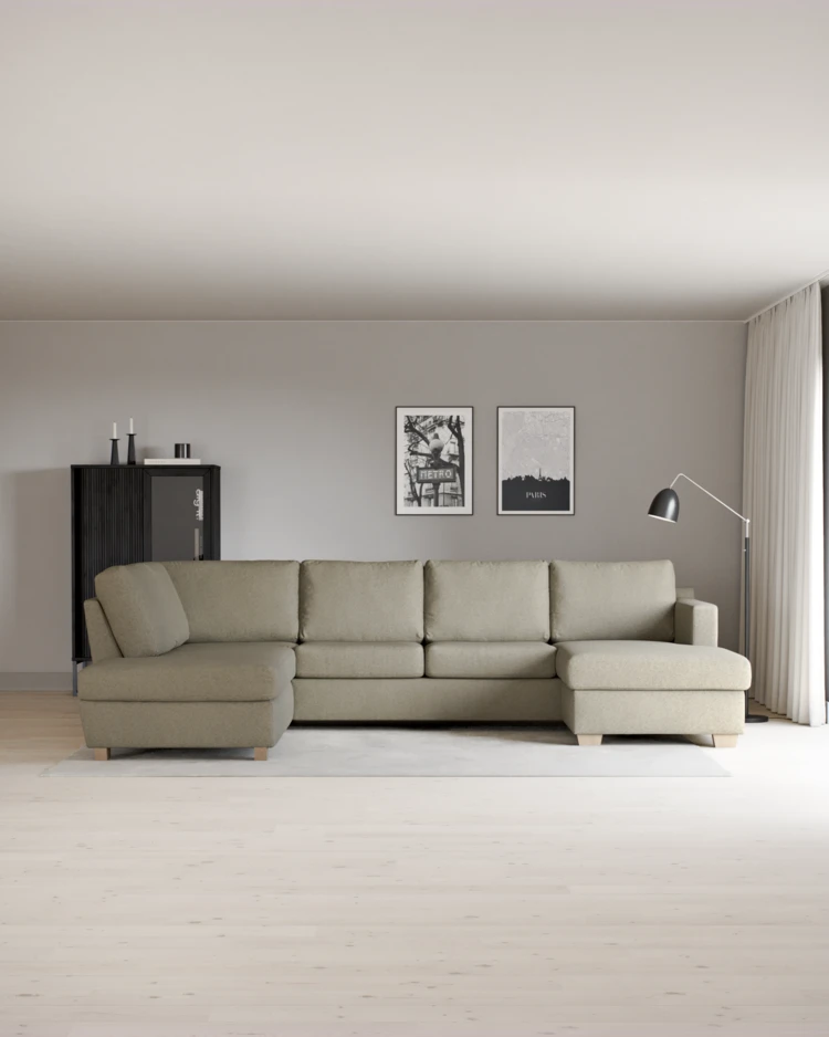 Friday - 3-sits soffa med divan vänster och schäslong höger - inspiration