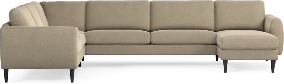 Bridge - Hörnsoffa, 2+3-sits med schäslong höger - Beige