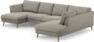 Madison - 2-sits soffa med schäslong vänster och divan höger - Grå