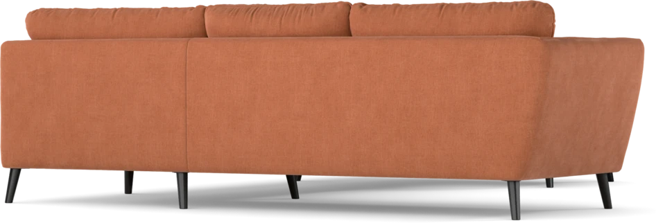 Madison Lux - Hörnsoffa med schäslong höger - Orange
