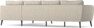 County - 3-sits soffa med divan höger - Beige