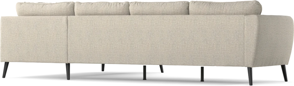 County - 3-sits soffa med divan höger - Beige