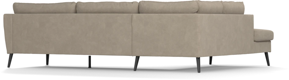 County - 2,5-sits soffa med divan vänster - Beige