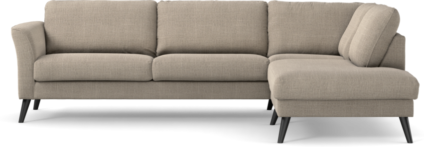 Bridge - 3-sits soffa med divan höger - Beige