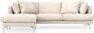 Harper - 4-sits med schäslong vänster - Beige