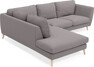 Madison - 2-sits soffa med divan vänster - Grå