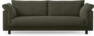 Cherrie - 3-sits soffa, hel dyna, fast klädsel - Grön