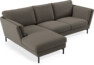 Madison Lux - 2-sits soffa med schäslong vänster - Brun