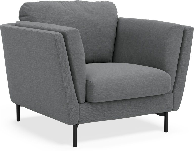 Madison Lux - Fåtölj, 70 cm - Grå