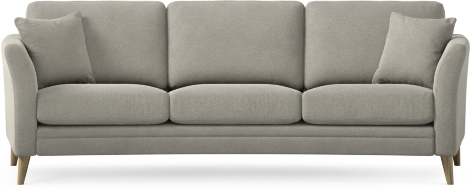 Eden - 3-sits soffa svängd - Grå