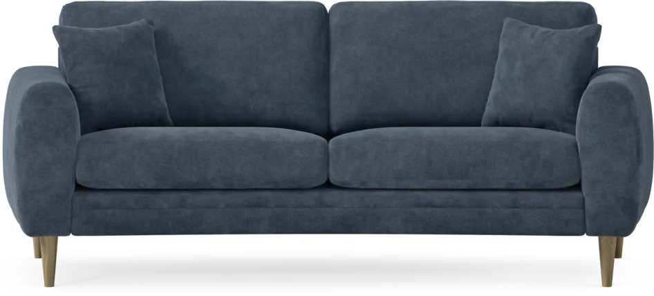 Eden - 2,5-sits soffa svängd - Blå
