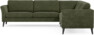 Bridge - Hörnsoffa, 3+3-sits - Grön