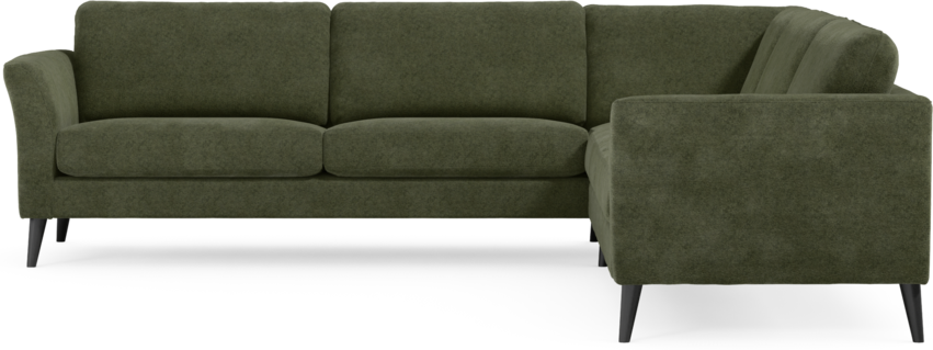 Bridge - Hörnsoffa, 3+3-sits - Grön