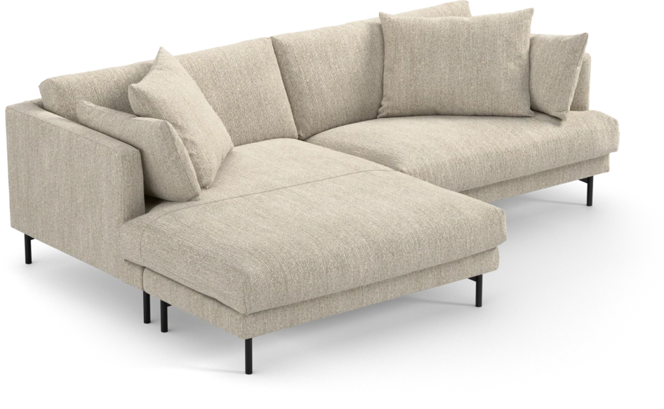 Harper - 4-sits med schäslong XL vänster - Beige