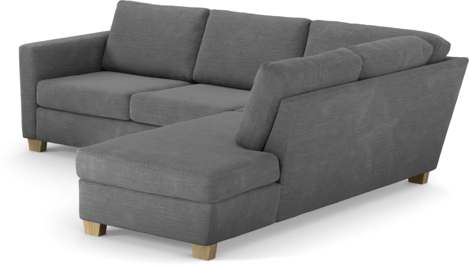 Friday - 2,5-sits soffa med divan höger - Grå