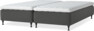 Delux Sense - Ramsäng, dubbelsäng med bäddmadrass - Grå