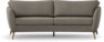 County - 3-sits soffa svängd - Brun