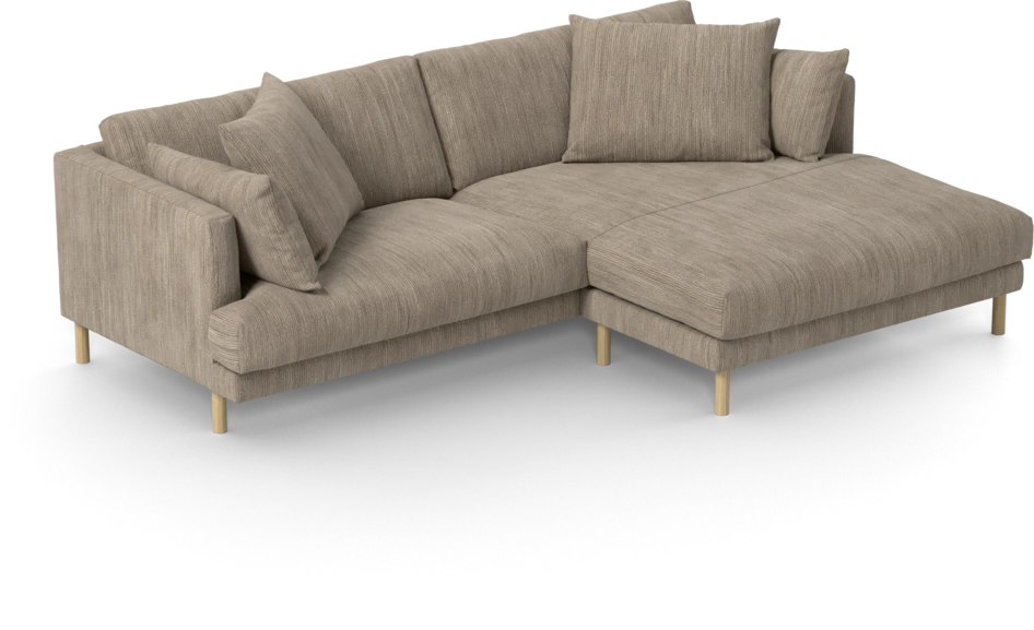 Harper - 4-sits med schäslong XL höger - Beige