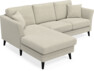 Eden - 2-sits soffa med schäslong - Beige