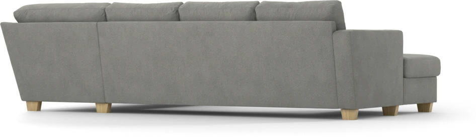 Friday - 3-sits soffa med schäslong vänster och divan höger - Grå