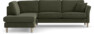 Eden - 2,5-sits soffa med divan - Grön