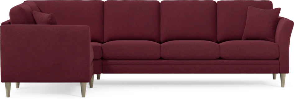 Eden - Hörnsoffa, 1+3-sits - Röd