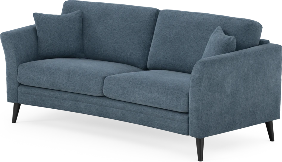 Eden - 2,5-sits soffa svängd - Blå