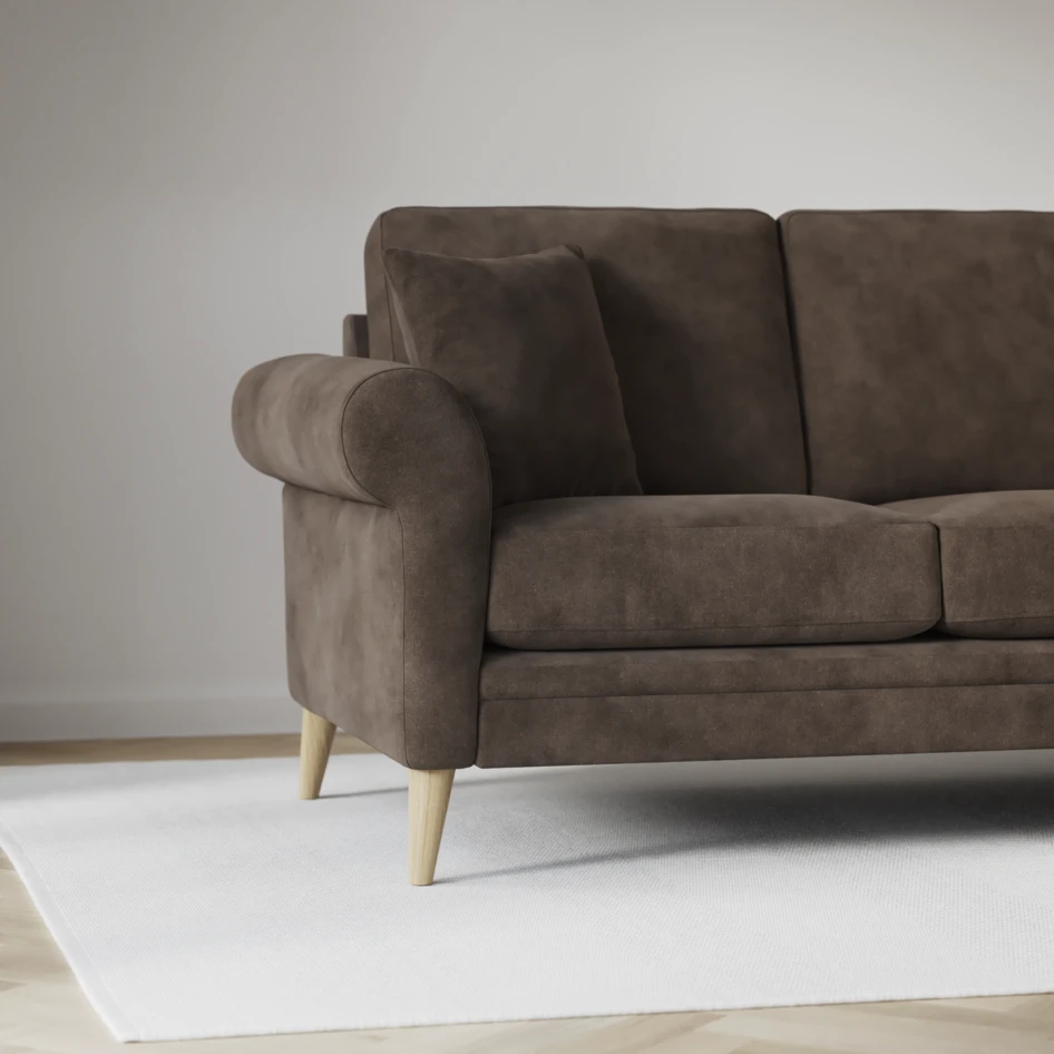 Eden - Hörnsoffa, 2+2-sits - Brun