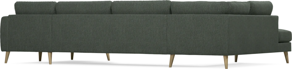 Bridge - 3-sits soffa med divan vänster och schäslong höger - Grön