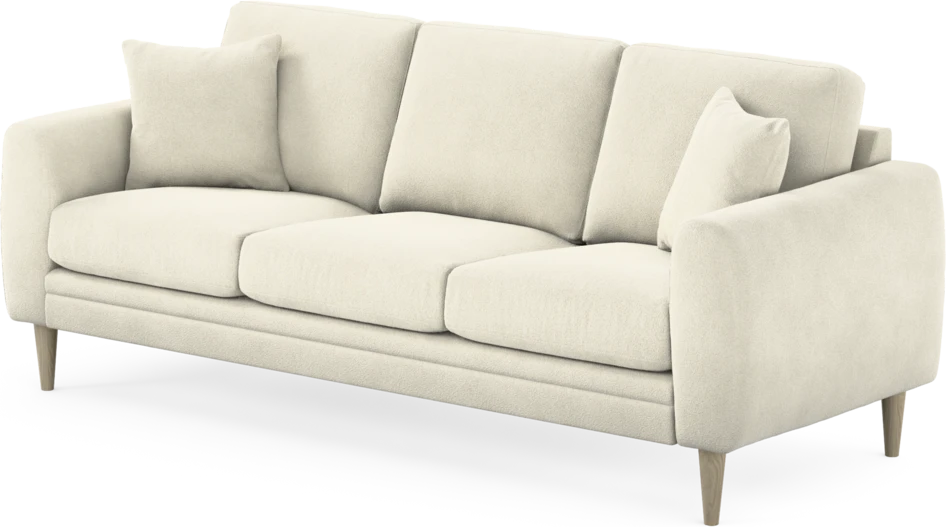 Eden - 3-sits soffa - Vit