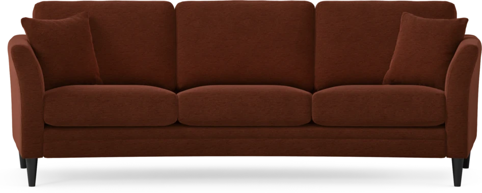 Eden - 3-sits soffa svängd - Orange