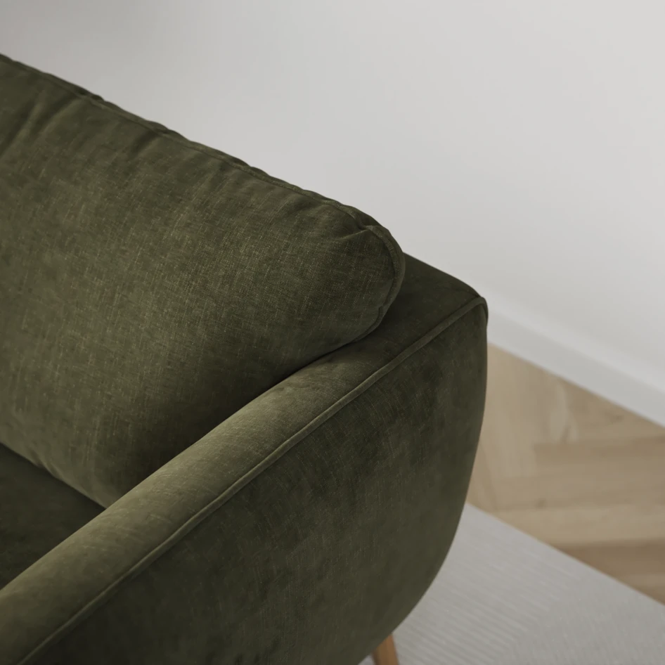 Madison Lux - Hörnsoffa 2+3-sits, hörn 2 - Grön