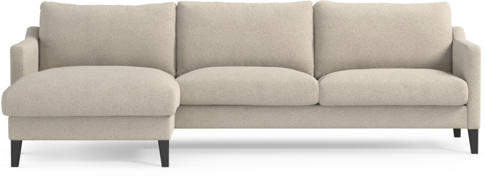 Winston - 3-sits soffa med schäslong, vändbar - Beige