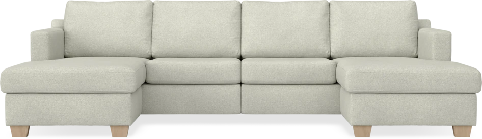 Friday - 2-sits soffa med två schäslonger - Beige