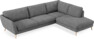 Madison Lux - 3-sits soffa med divan höger - Vit