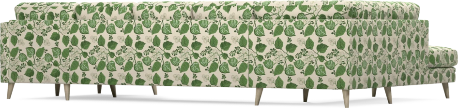 Eden - 3-sits soffa med divan vänster och schäslong höger - Flerfärgad