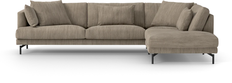 Harper - 3-sits soffa med divan höger - Beige