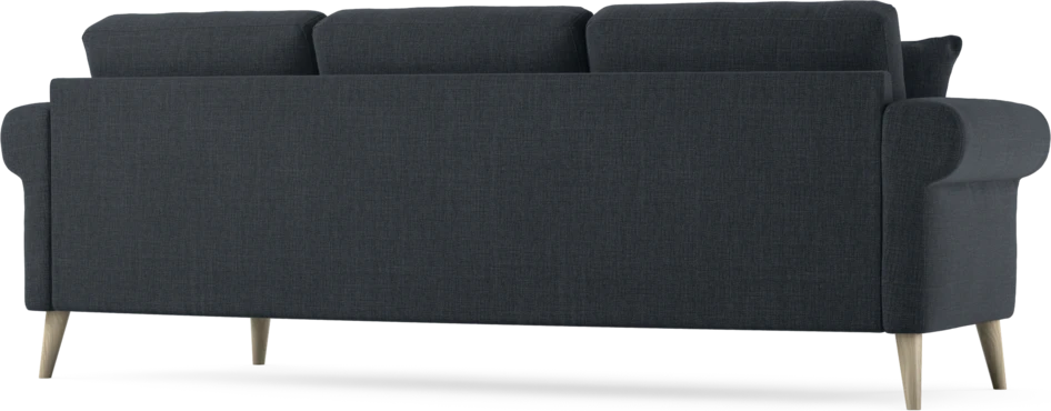 Eden - 3-sits soffa svängd - Blå