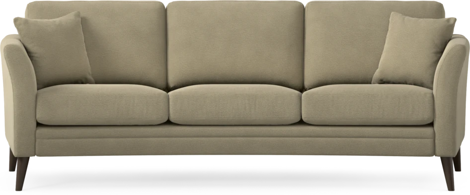 Eden - 3-sits soffa svängd - Beige