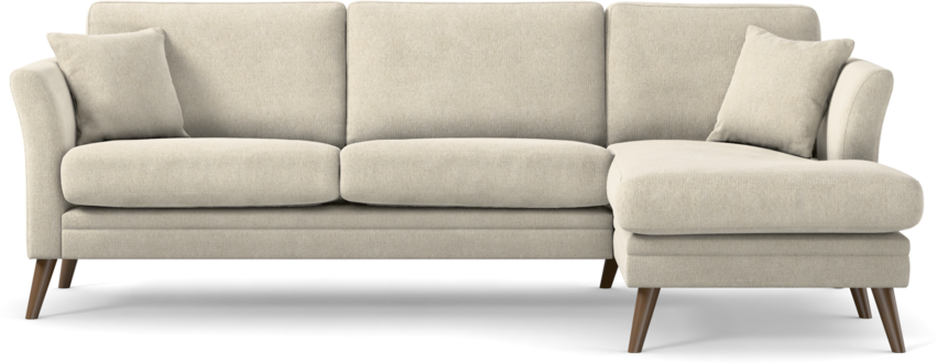 Eden - 2,5-sits soffa med schäslong - Beige