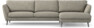 Madison Lux - 3-sits soffa med schäslong höger - Vit