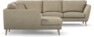 Madison Lux - Hörnsoffa med schäslong vänster - Beige