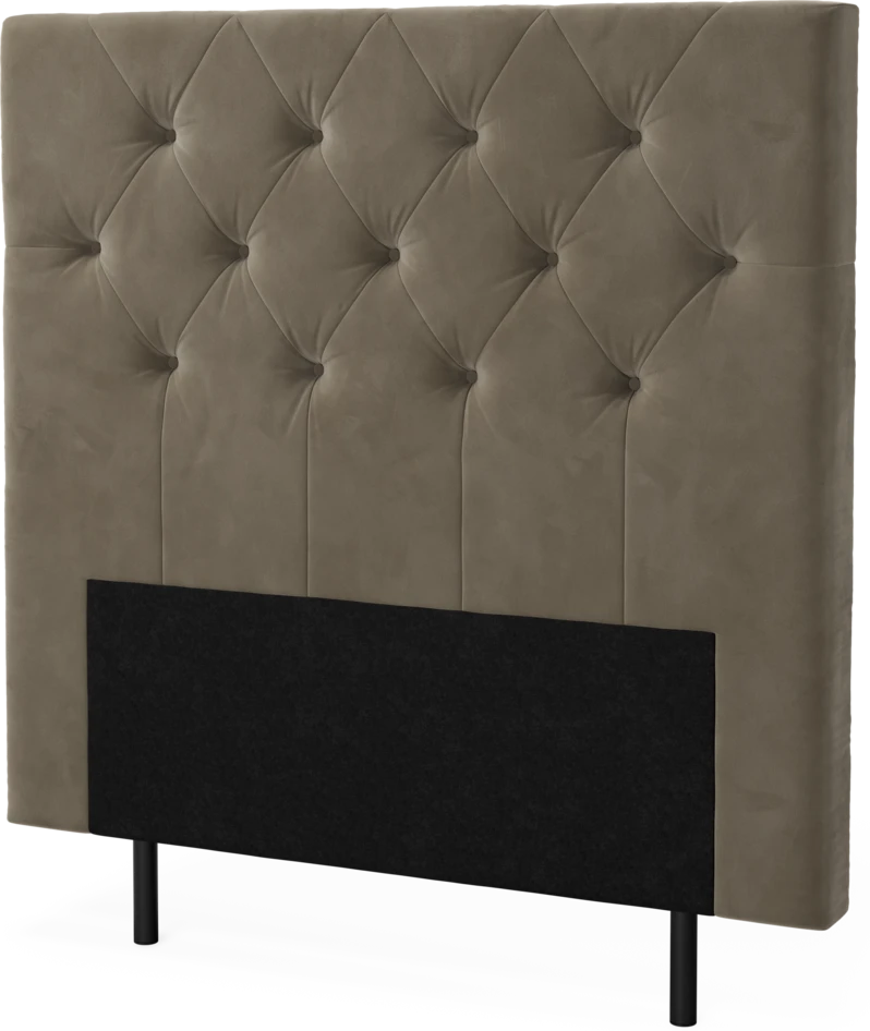 New York pikerad - Sänggavel, 90-210 cm - Brun