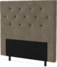 New York pikerad - Sänggavel, 90-210 cm - Brun
