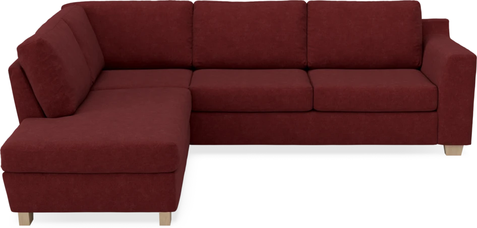 Friday - 2,5-sits soffa med divan vänster - Rosa