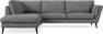 Madison - 3-sits soffa med divan vänster - Vit