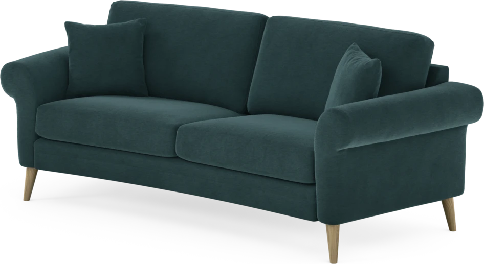 Eden - 2,5-sits soffa svängd - Blå