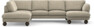 Madison Lux - 2-sits soffa med divan vänster och schäslong höger - Beige